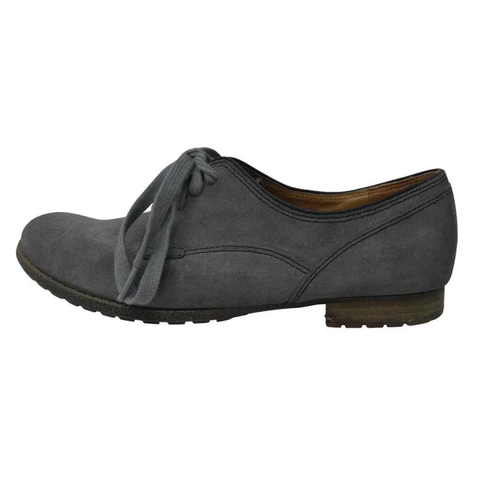 Naya Tiber Gray Leather Lace‎ Up Oxford Shoes Womens 7.5